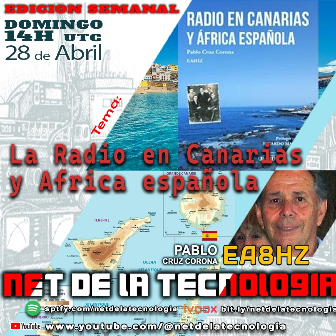 #450 La radiodifusion en las islas canarias y Africa española por EA8HZ Pablo Cruz