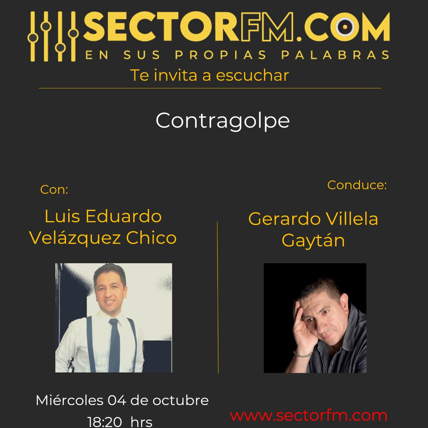 Contragolpe con Luis Eduardo Velázquez 04-10-23 episode artwork