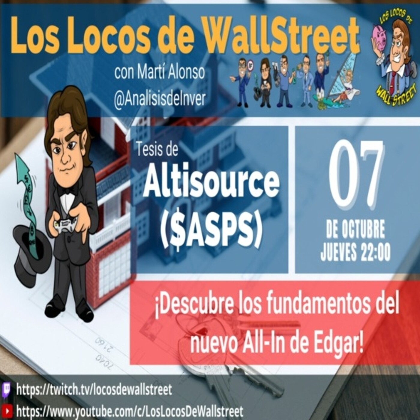 Tesis de Altisource (ASPS) ¿El nuevo "all in" de Edgar?