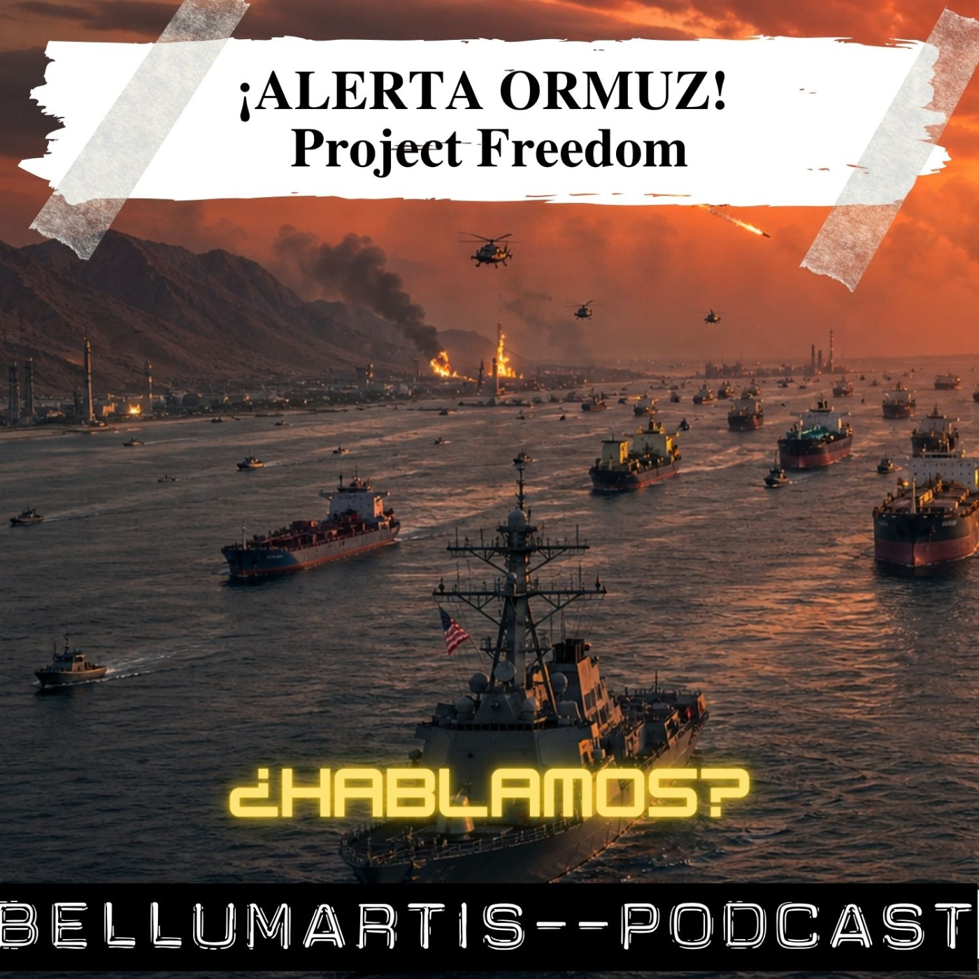 ¡ALERTA ORMUZ! 50 barcos en espera, destructores USA bajo fuego iraní… ¿HABLAMOS?