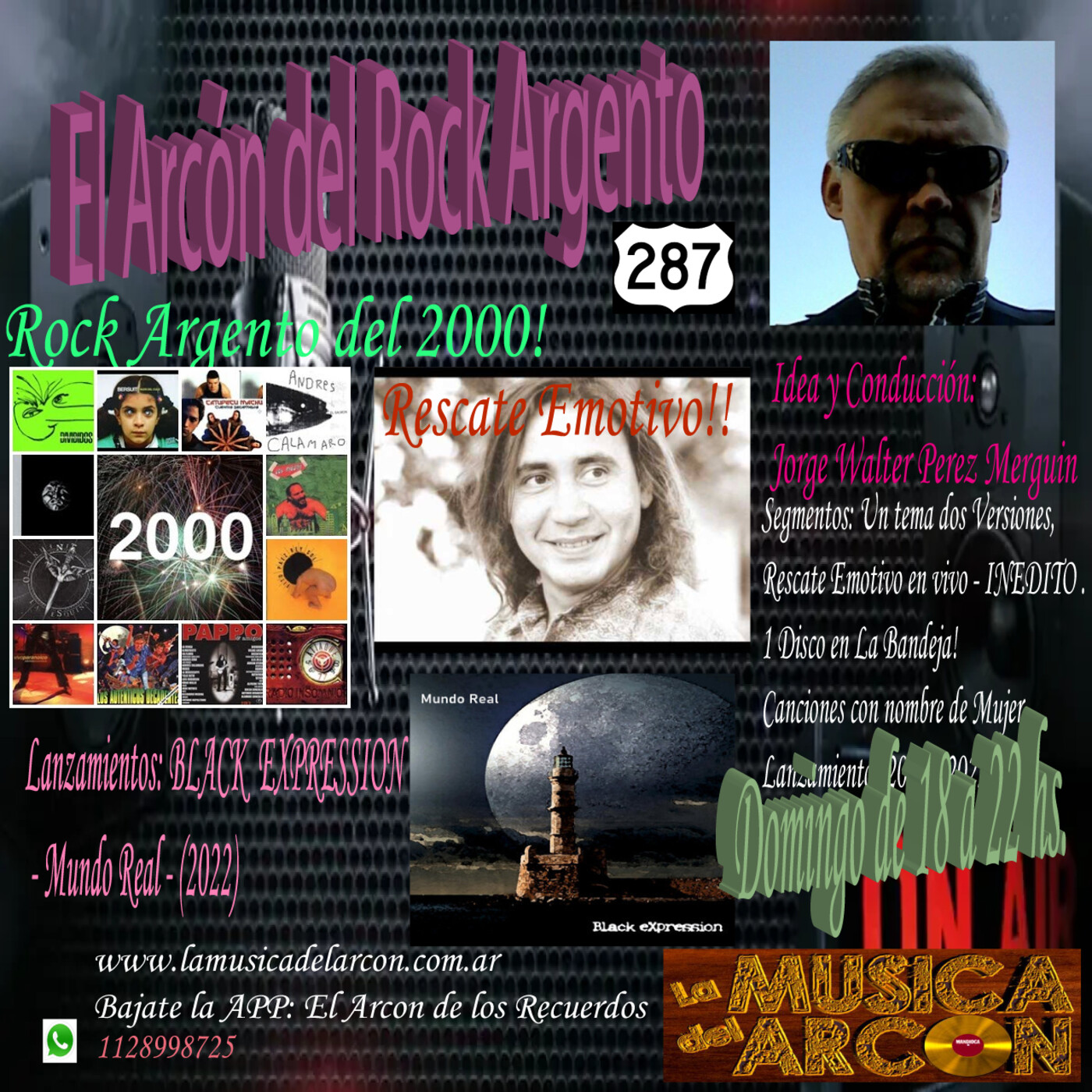 El Arcon del Rock Argento - Emision n° 287 Rock del 2000 - 08-05-2022 episode artwork