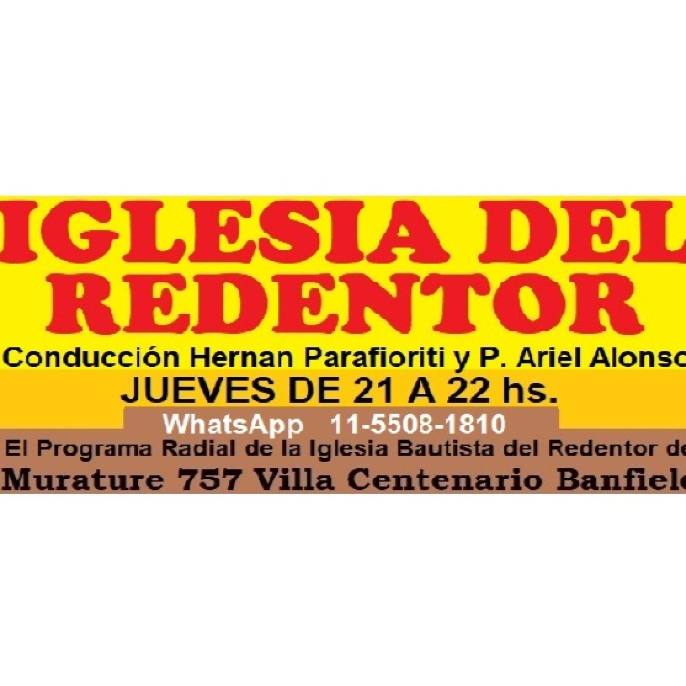 IGLESIA DEL REDENTOR – JUEVES 04-09-2025 episode artwork