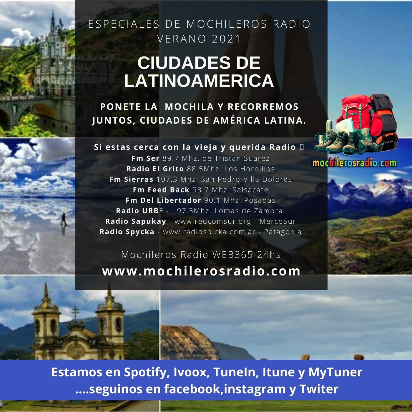 Mochileros 239 - Especial Ciudades de LATINOAMÉRICA episode artwork
