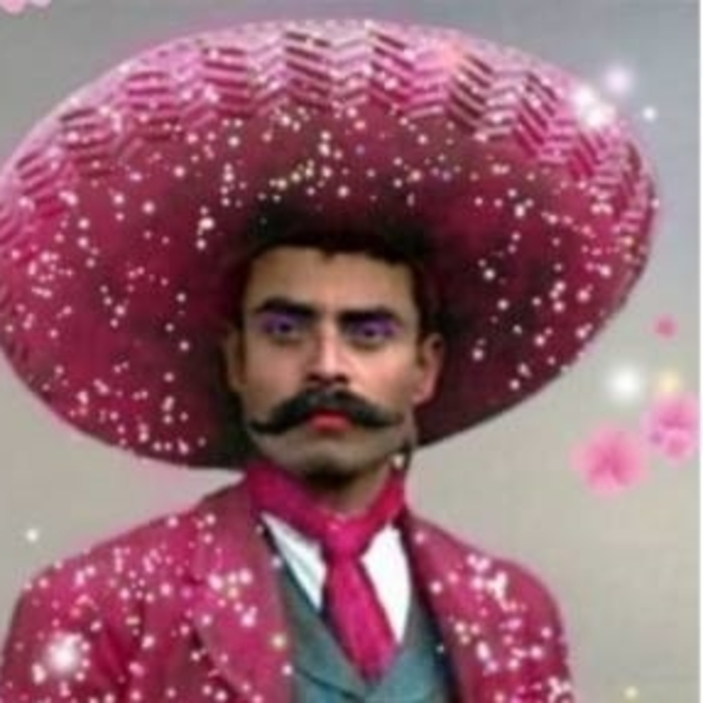 Zapata con taconatzos, glitter y revolución