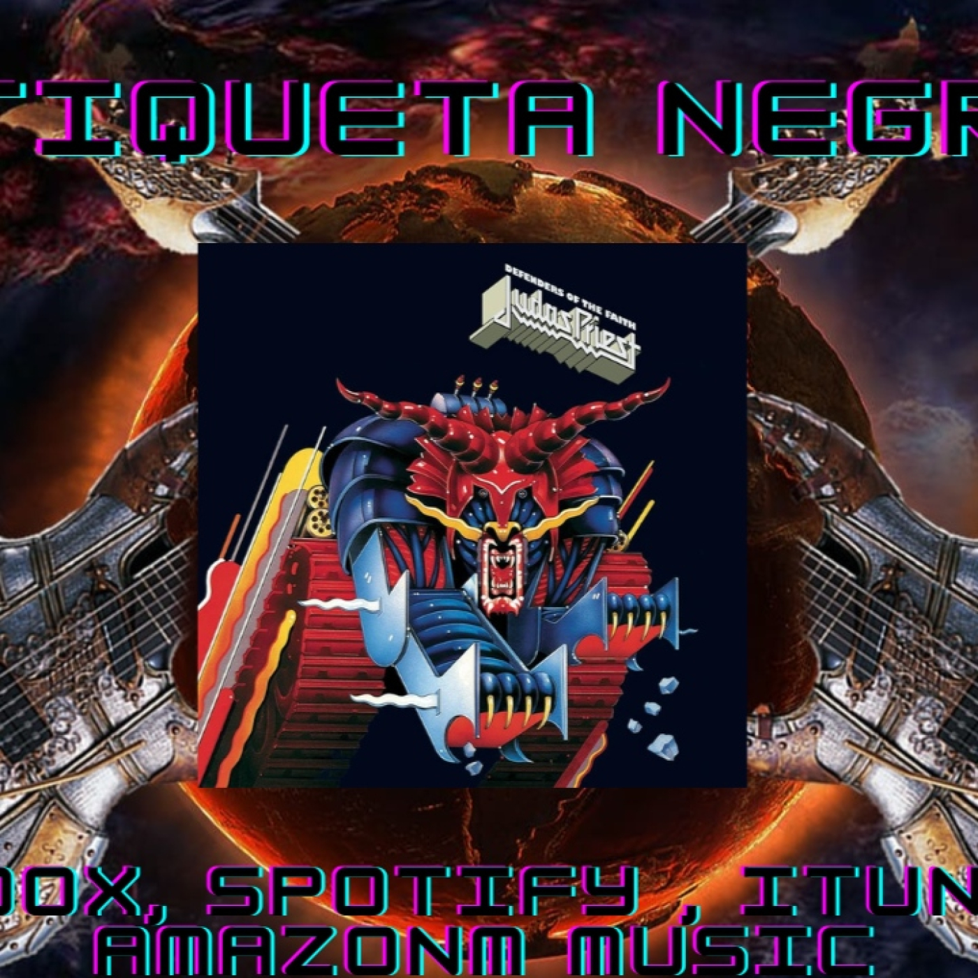 Etiqueta negra n.14 judas priest defenders of the faith