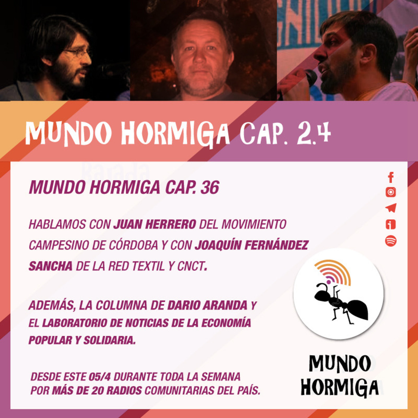 Mundo Hormiga 5 de abril - Bloque 1 episode artwork
