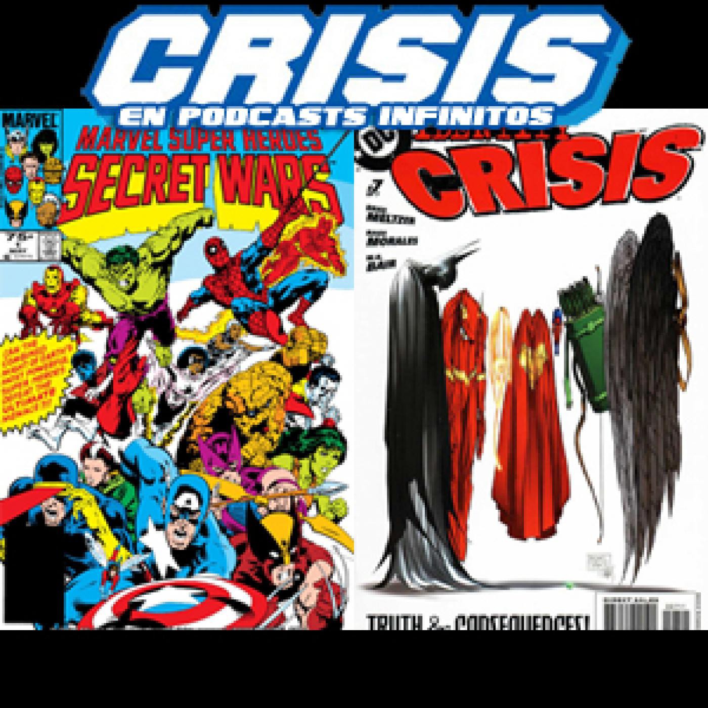 Crisis en Podcasts Infinitos #11. Crisis, guerra e identidades secretas. episode artwork
