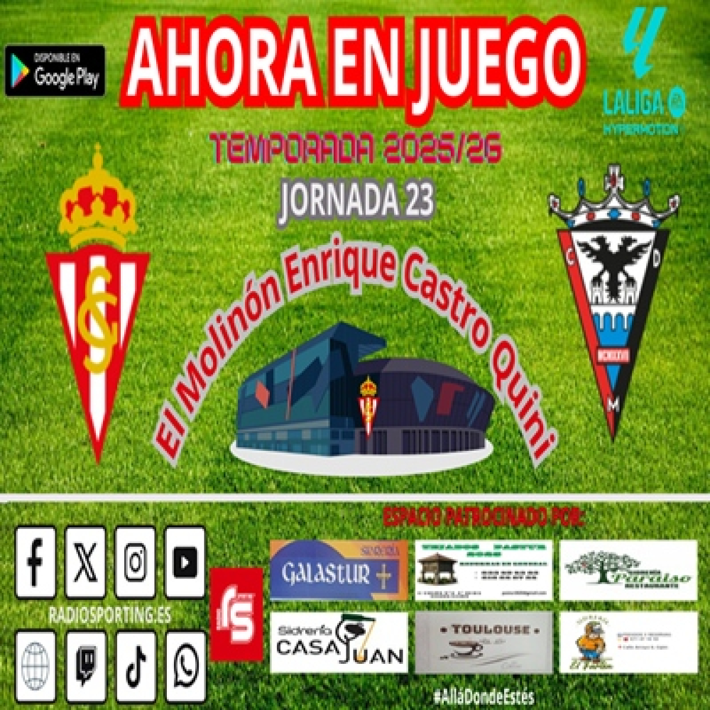 AHORA EN JUEGO Jornada 23 #laligahypermotion #RealSportingMirandés episode artwork