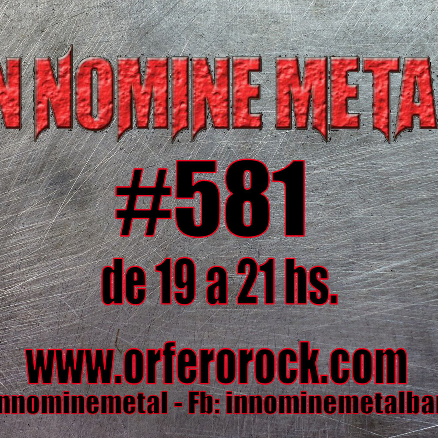 In Nomine Metal 581 - Jueves 24-06-2021 episode artwork