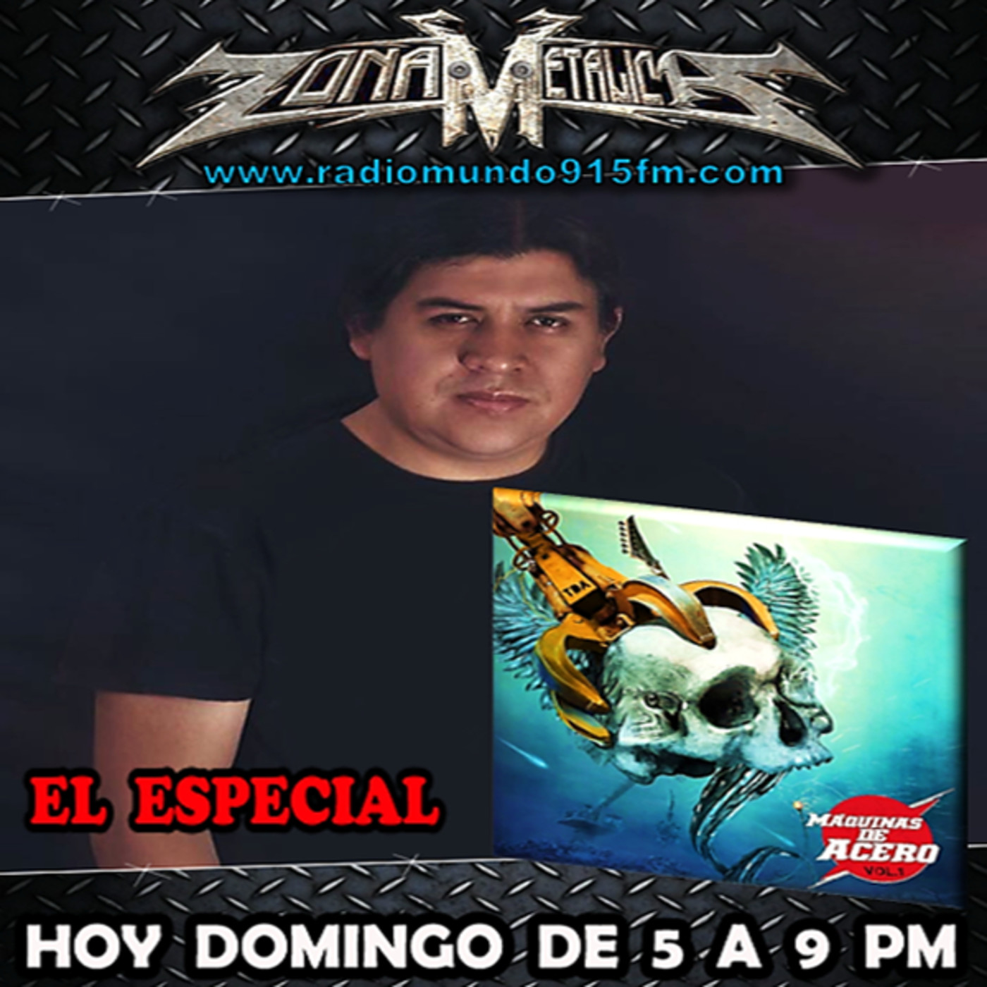 ZONA METALICA ENTREVISTA A ANTONY LOZADA CREADOR DE "MAQUINAS DE ACERO" episode artwork