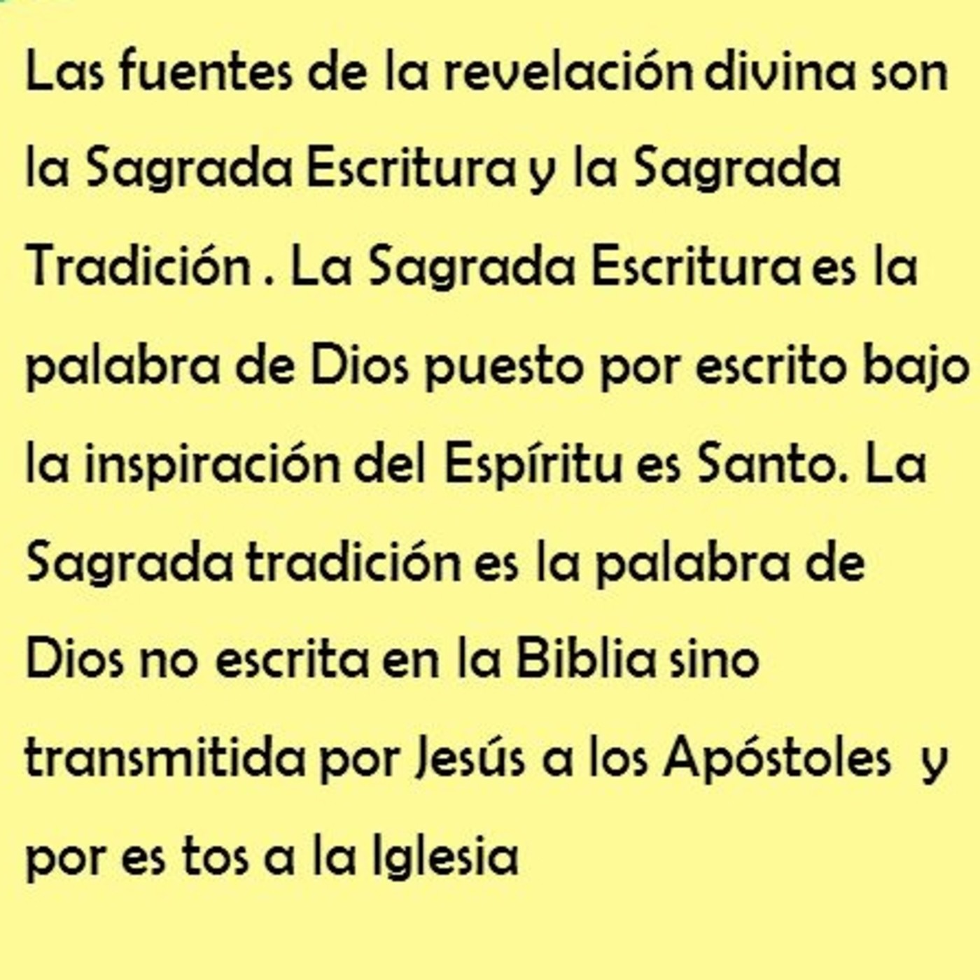 Catequesis en el Mes de la Biblia