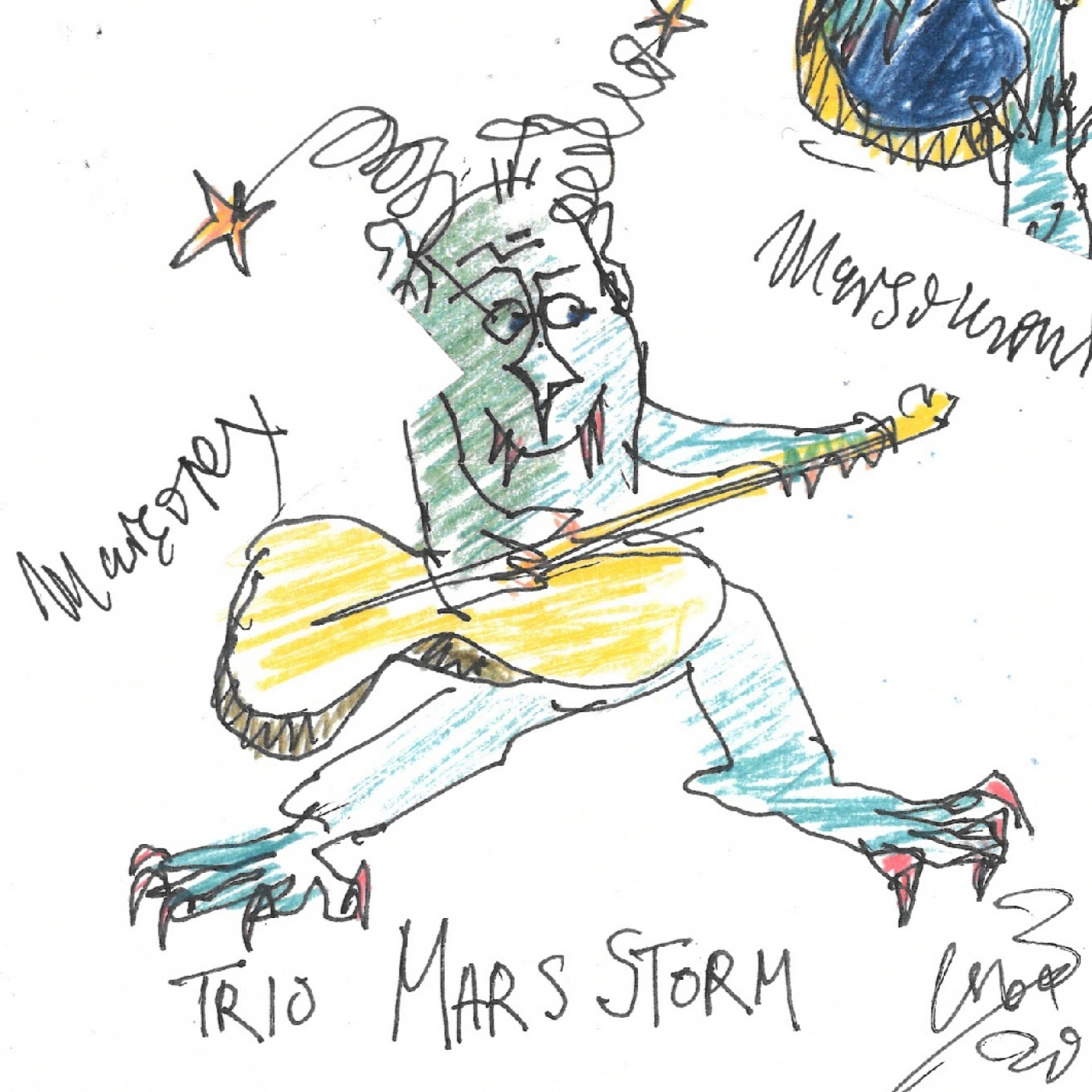 Marcianos que nos tocan las guitarras