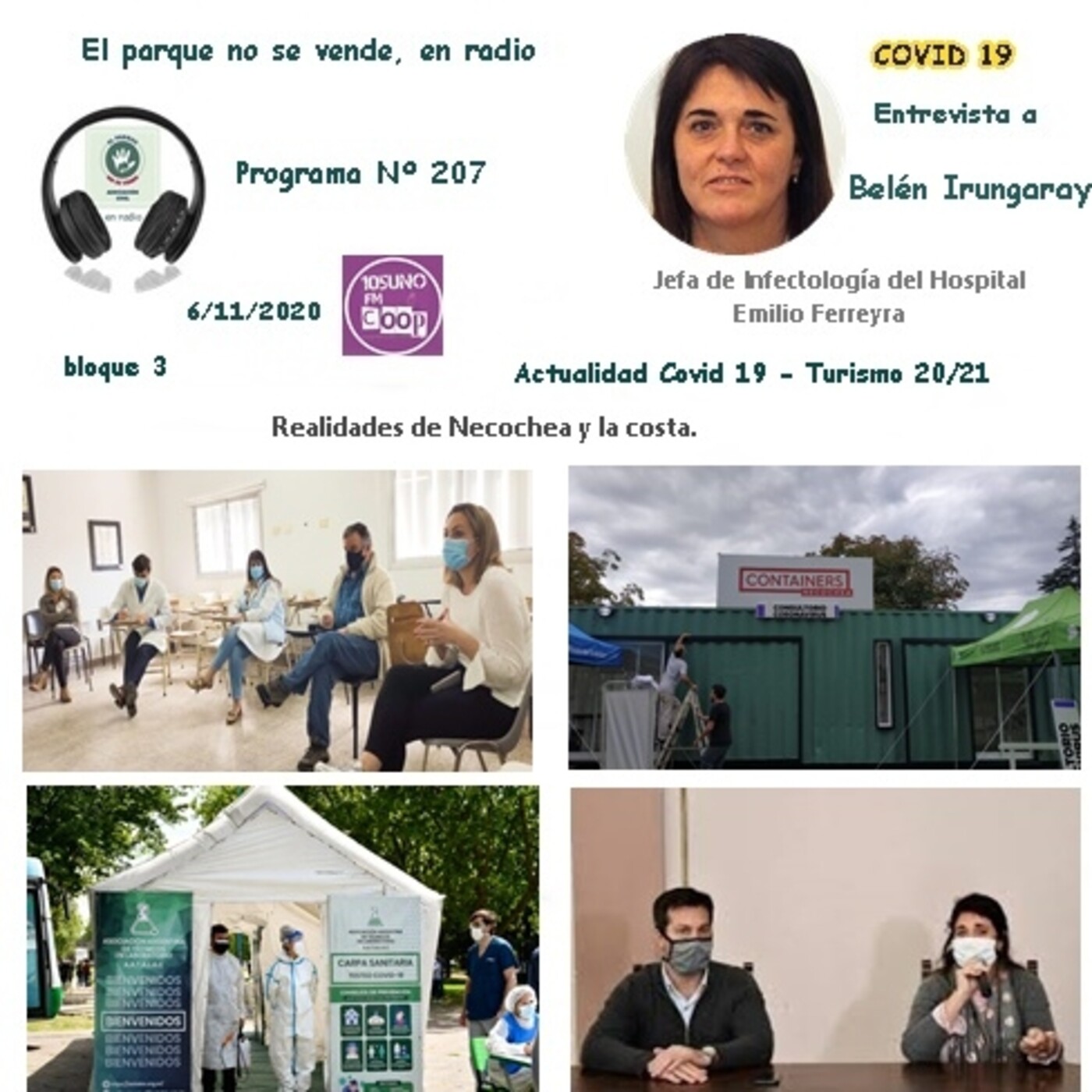 2020 - El parque no se vende, en radio