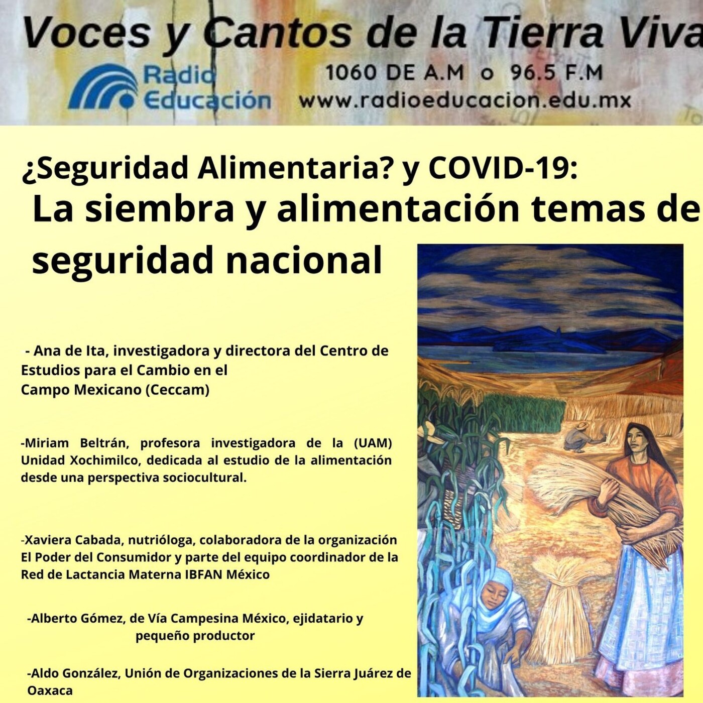 Voces y cantos de la tierra viva