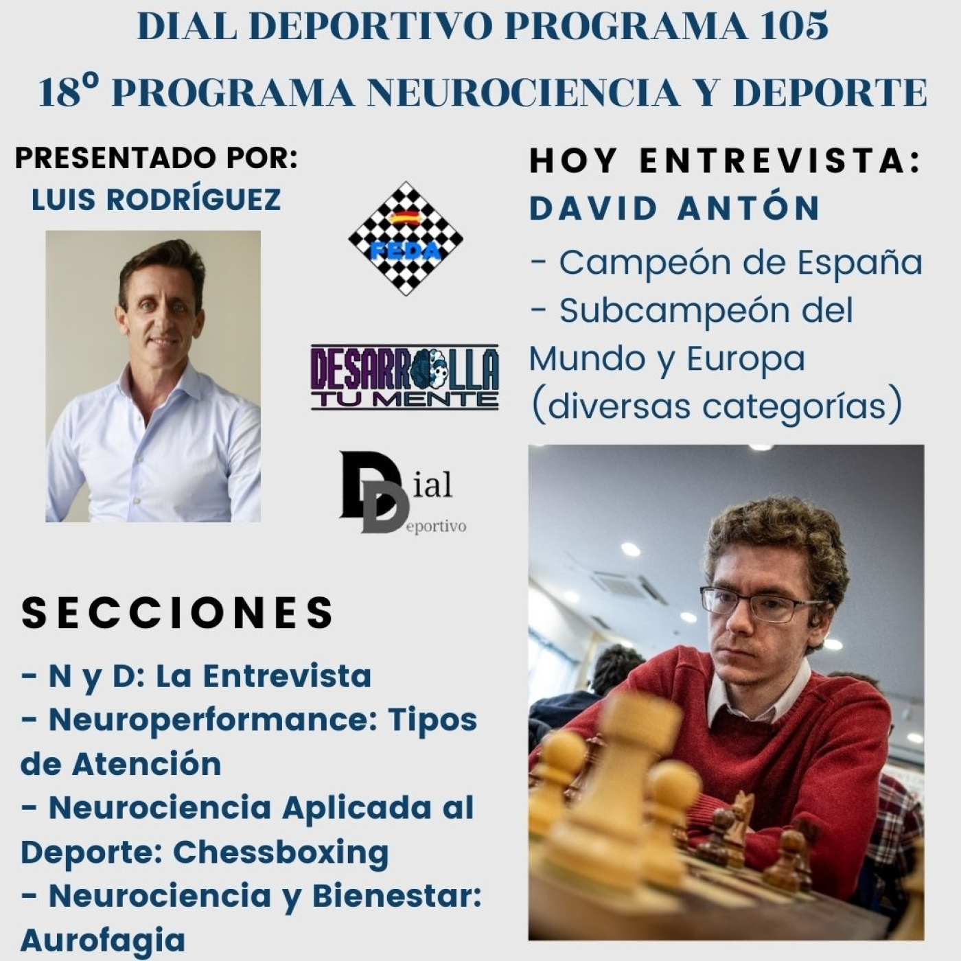 Dial Deportivo 105: Neurociencia y Deporte Episodio 18 episode artwork