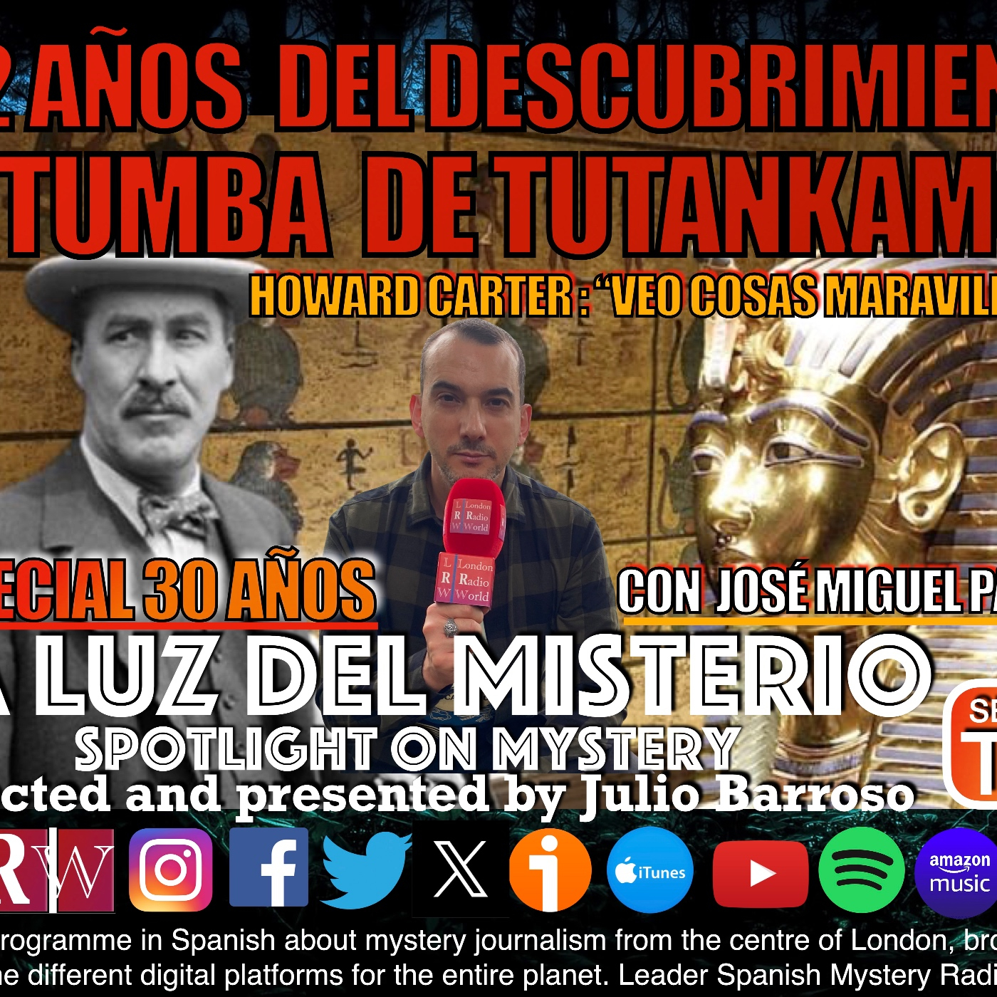 102 años del descubrimiento de la Tumba de Tutankamón con José Miguel Parra