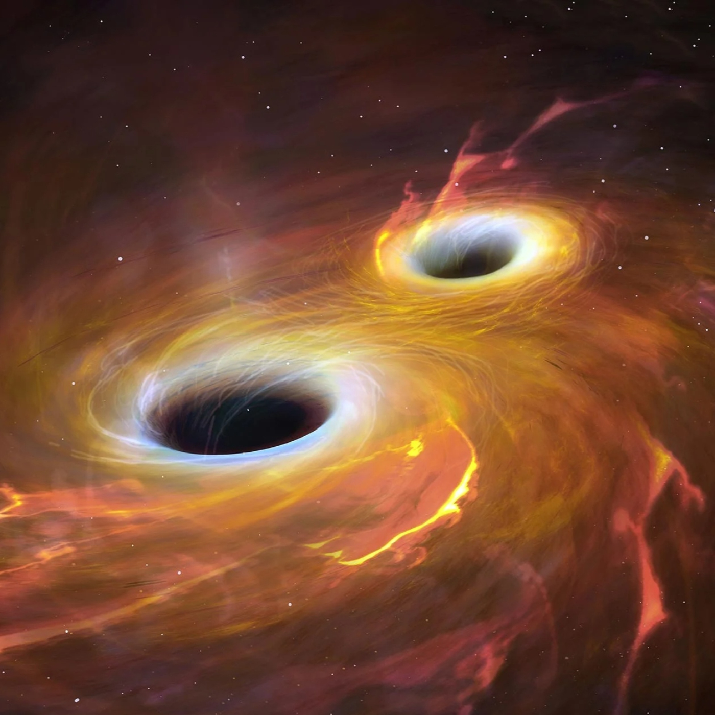 1184 - Agujeros Negros que chocan y escapan de sus galaxias y más cosas sobre los objetos más fascinantes del universo
