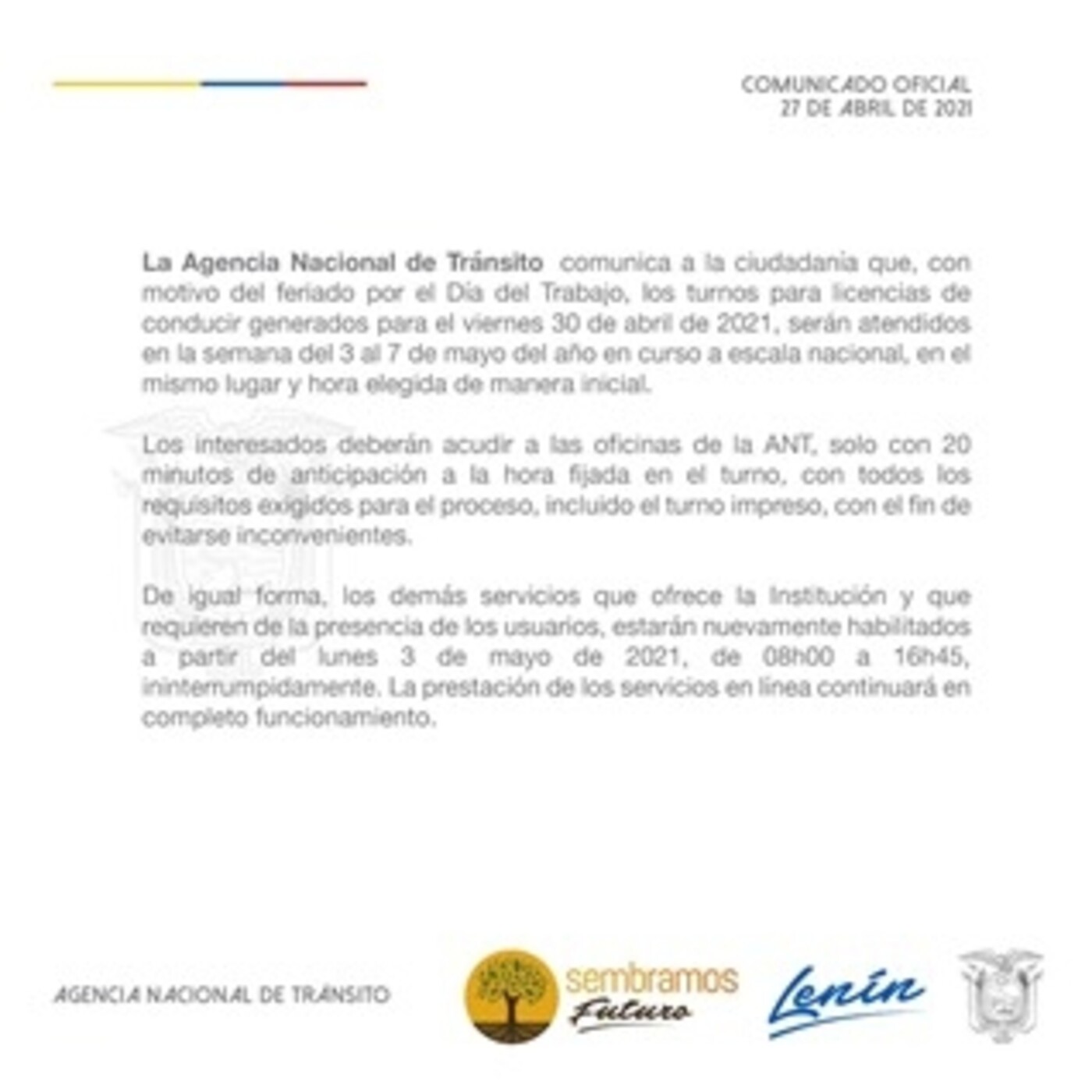 Agencia Nacional de Tránsito
