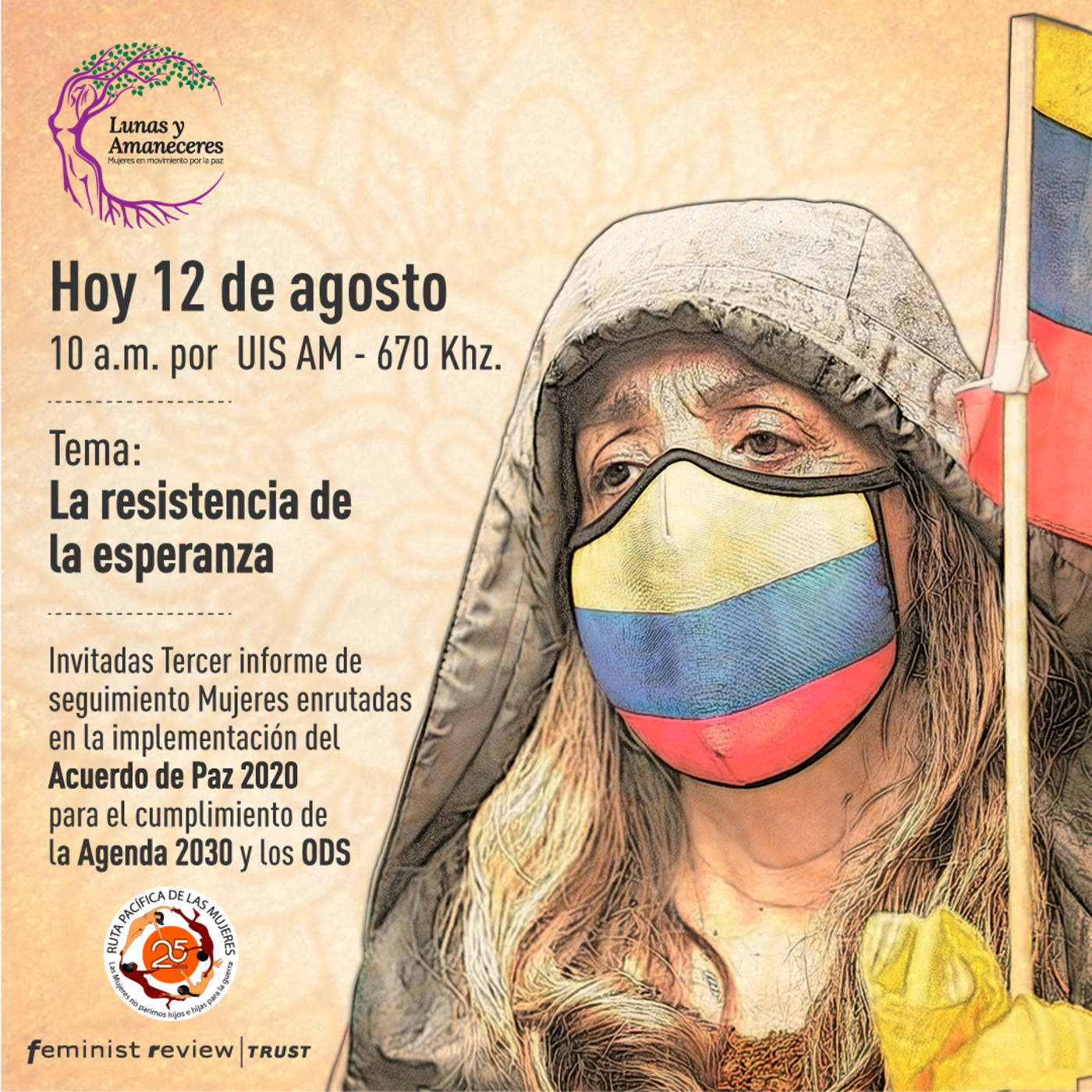 Lunas y Amaneceres, Mujeres en Movimiento X la Paz