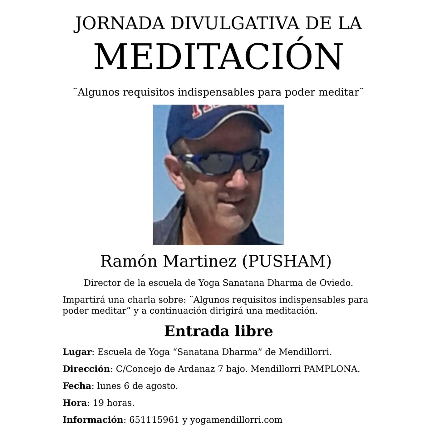 Conferencias de YOGA