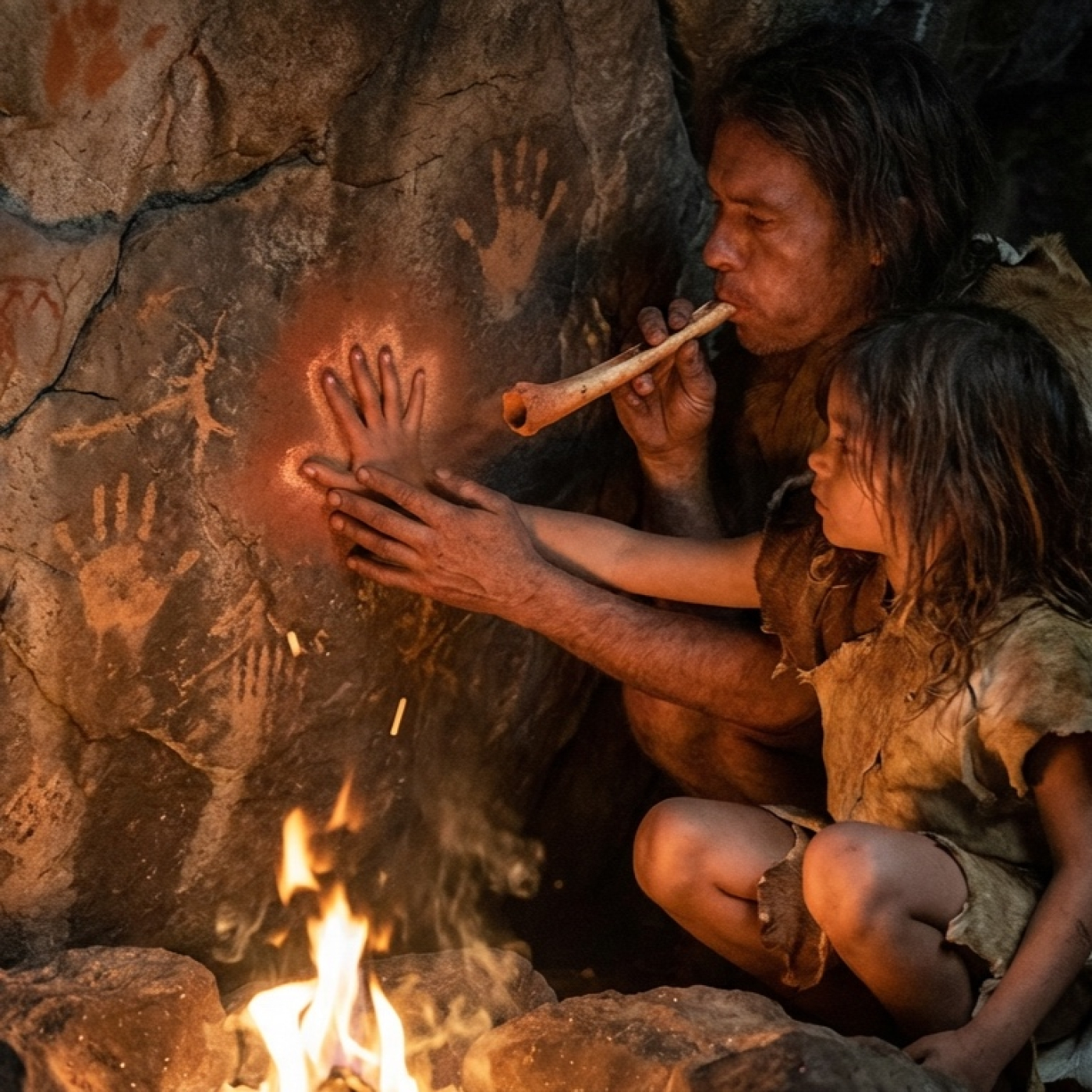 Manos de 20.000 años: los niños que pintaron las cuevas