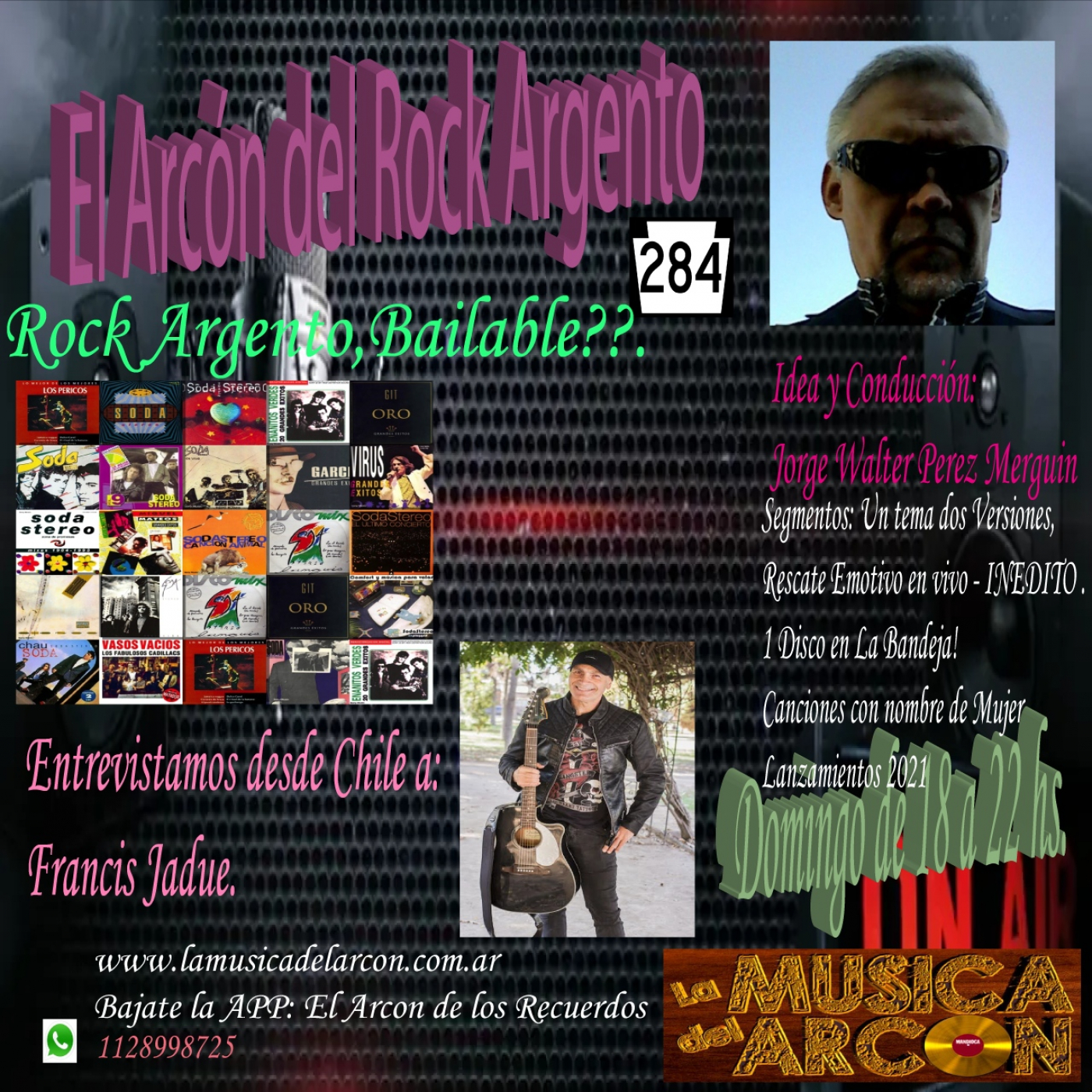 El Arcon del Rock Argento - Emision nª 284 con Francis Jadue - 17-04-2022 episode artwork