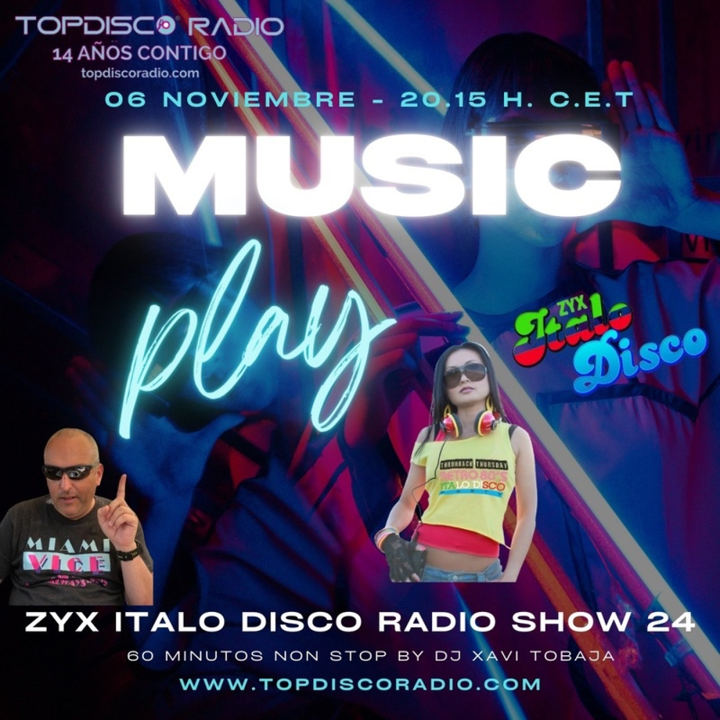 Music Play Programa 249 ZYX Italo Disco Radio Show 24 episode artwork