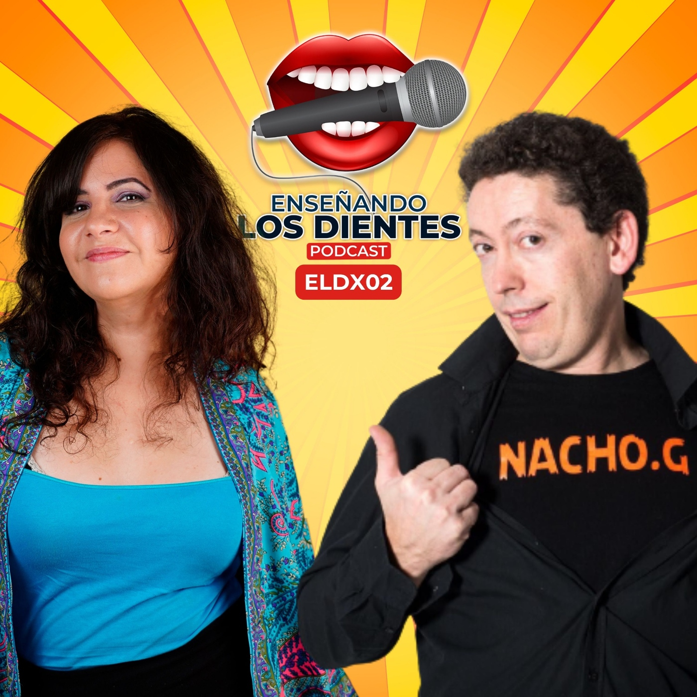 Enseñando los dientes