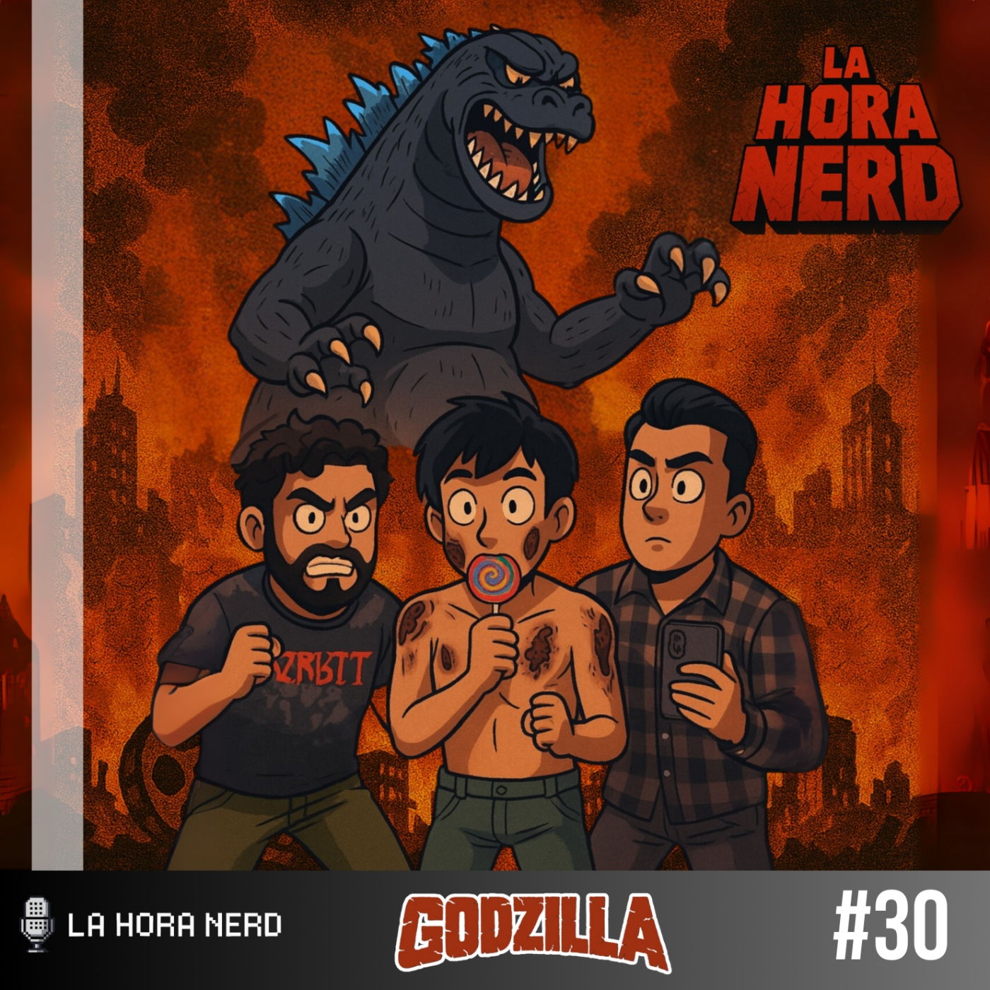 La Hora Nerd #30 – Godzilla, Cine y Apocalipsis ft. Isaacsillo Armas episode artwork