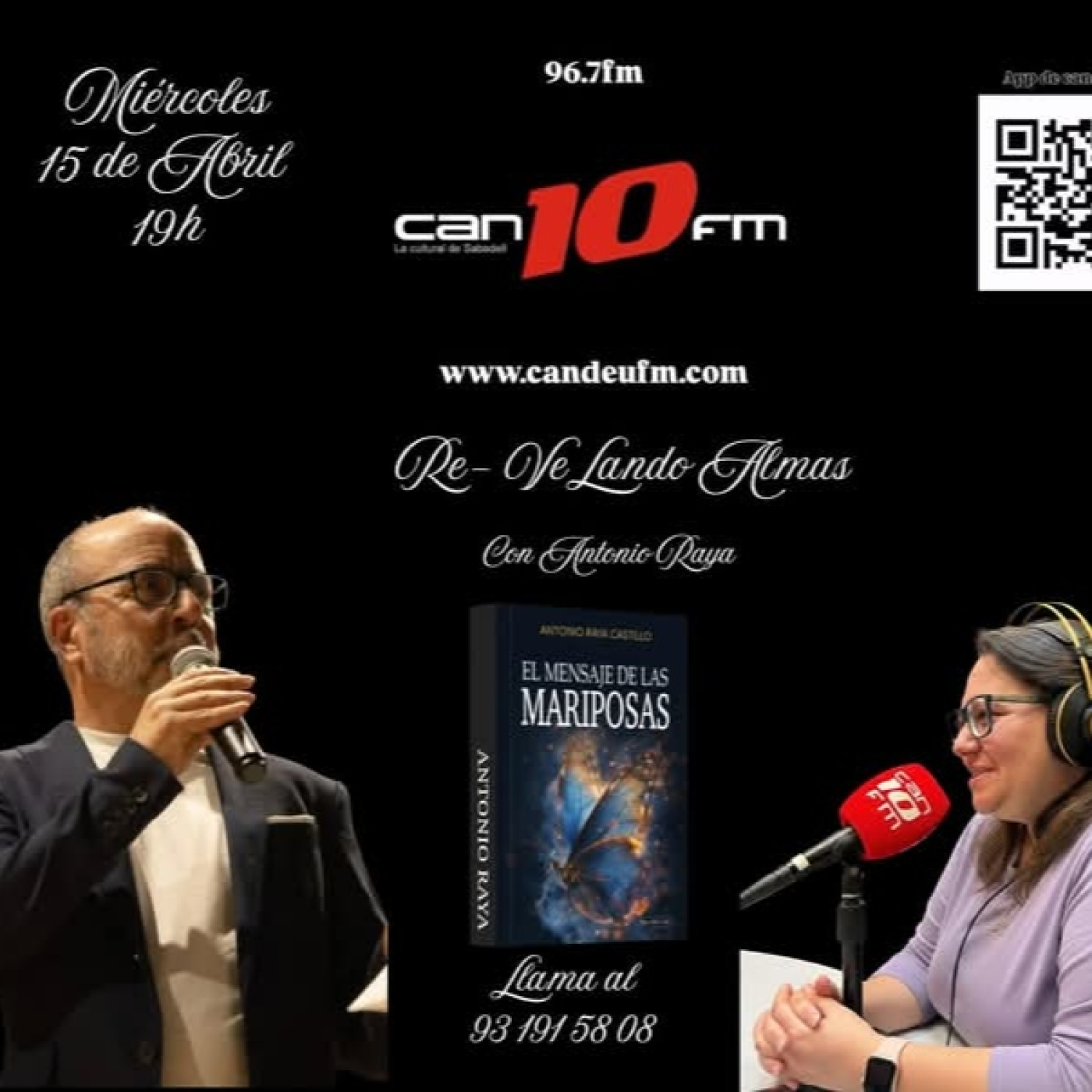 Revelando Almas, Verónica Escudero entrevista a Antonio Raya Castillo 15/04/2026 candeufm.com