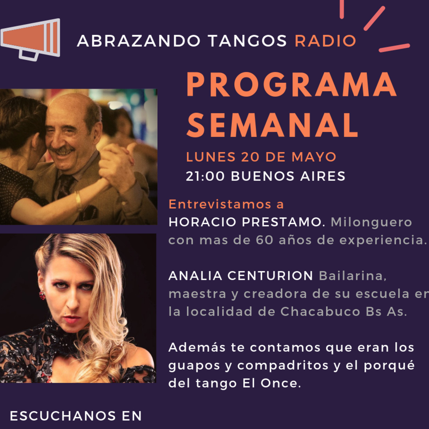 El semanal de Abrazando Tangos