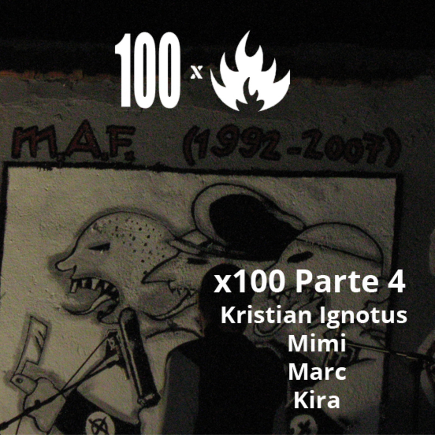 100Fuegos x 100 Solo no puedes, con amigas sí. Parte 4: Kristian Ignotus, Mimi, Marc, Kira episode artwork