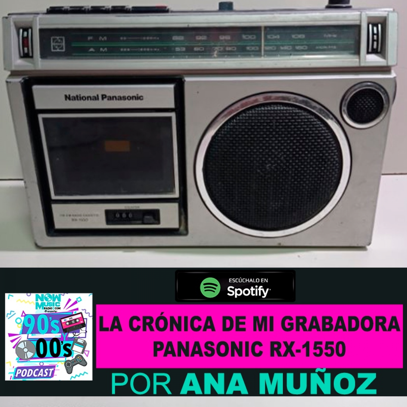 La Crónica de mi grabadora Panasonic RX-1550