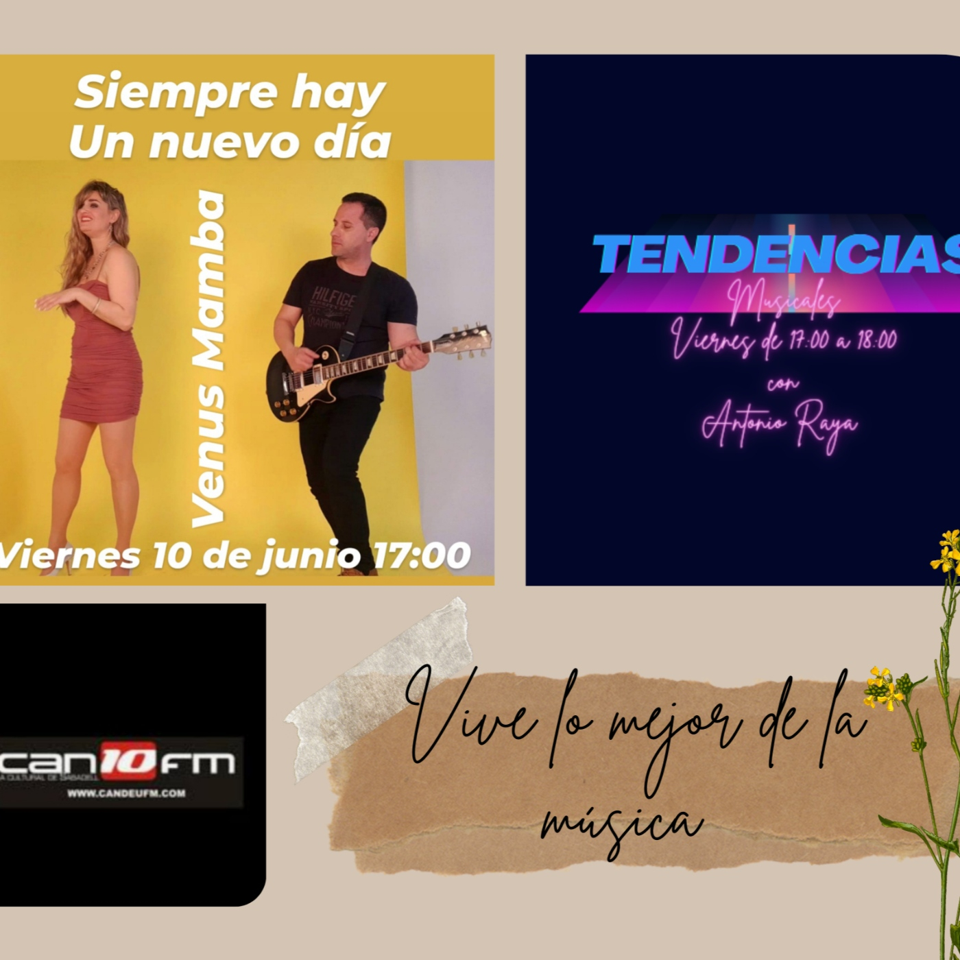 Tendencia Musicales entrevista a Venus Mamba y Cancines Para Recordar 10-06-2022 candeufm.com episode artwork