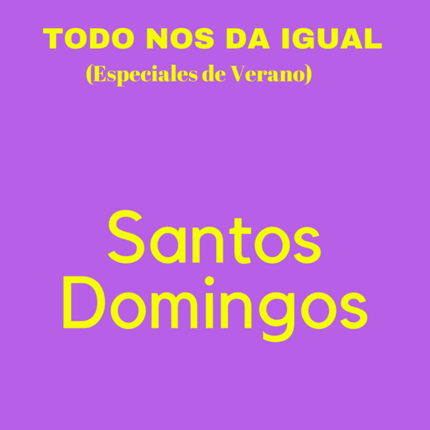 TONDI. SANTOS DOMINGOS. Terapias del mundo. episode artwork