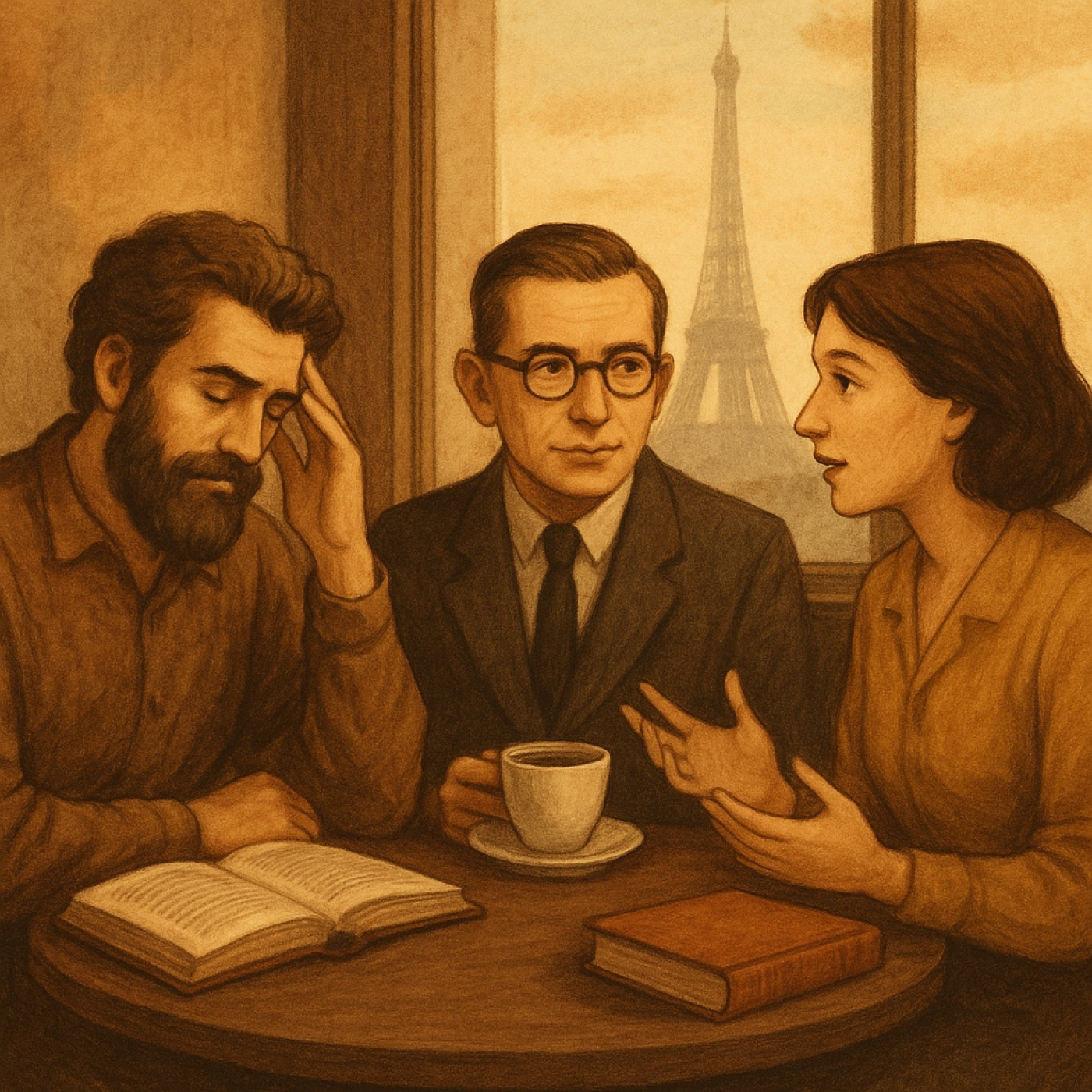 En el café de los existencialistas episode artwork
