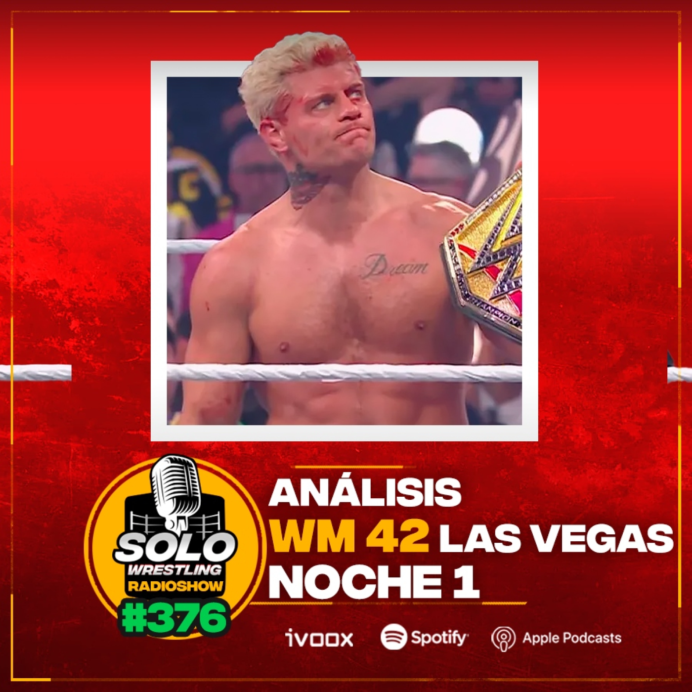 Play Solowrestling Radioshow 376: Análisis Wrestlemania 42 Noche 1