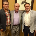 José Miguel Giráldez entrevista a Peridis en la Cámara de Comercio y Radio Obradoiro