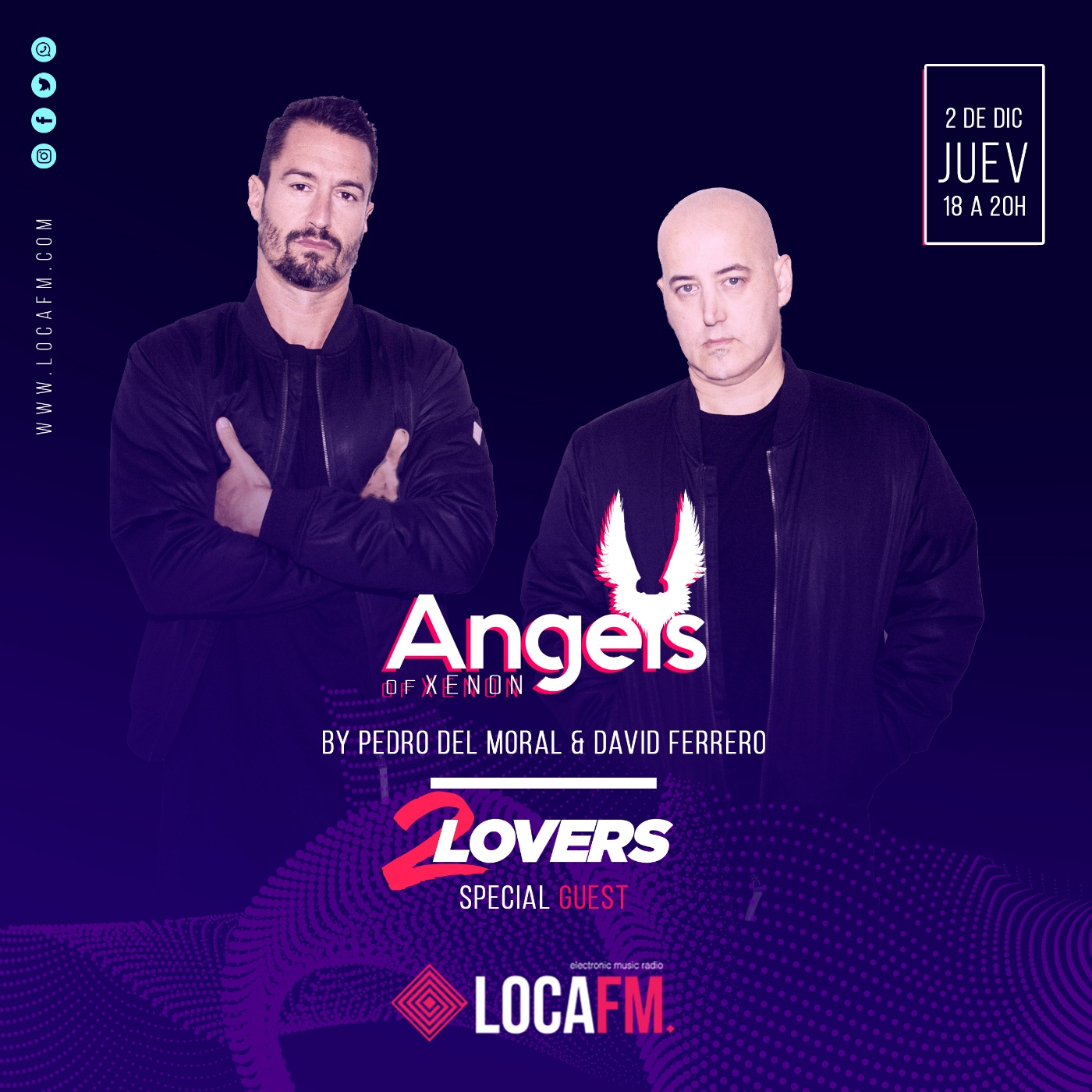 ANGELS OF XENON con Pedro del Moral y David Ferrero (2/12/2021) con 2Lovers episode artwork