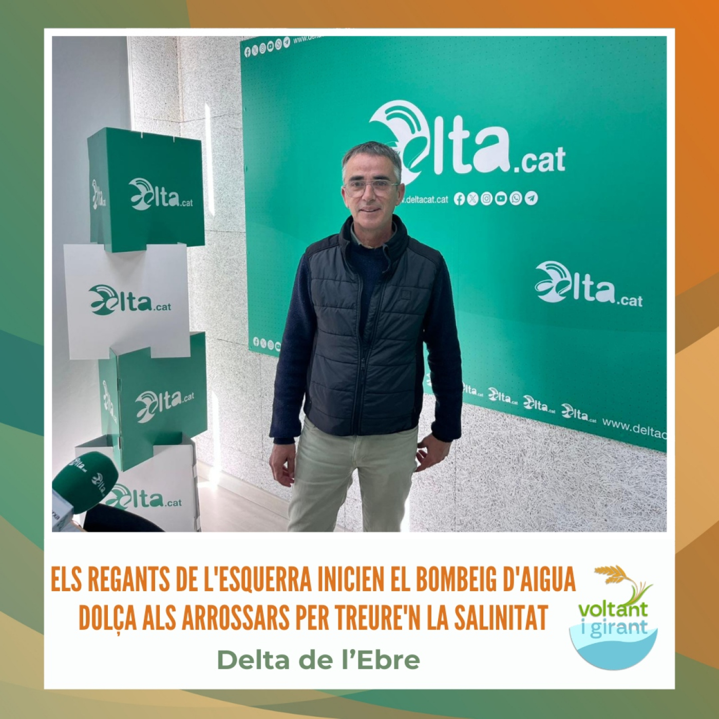 Els regants de l'Esquerra de l'Ebre inicien el bombeig d'aigua dolça als arrossars per treure'n la salinitat episode artwork