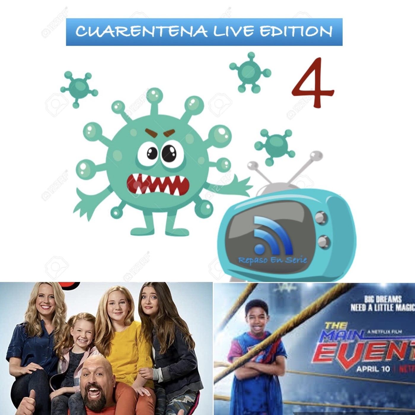 6x08 - Repaso en Cuarentena 4 - El show de Big Show y Mi primer gran combate episode artwork