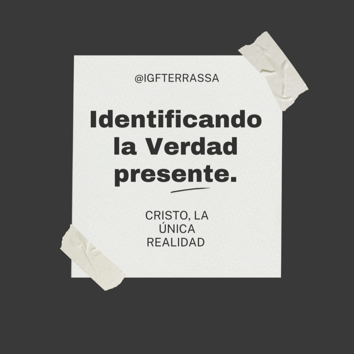 Identificando la Verdad Presente (Cristo La Única Realidad 9) - Pastor Kenneth Solá episode artwork