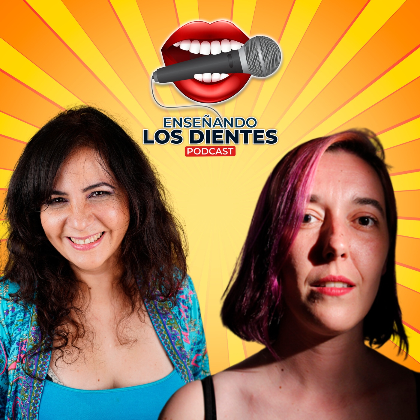 Enseñando los dientes