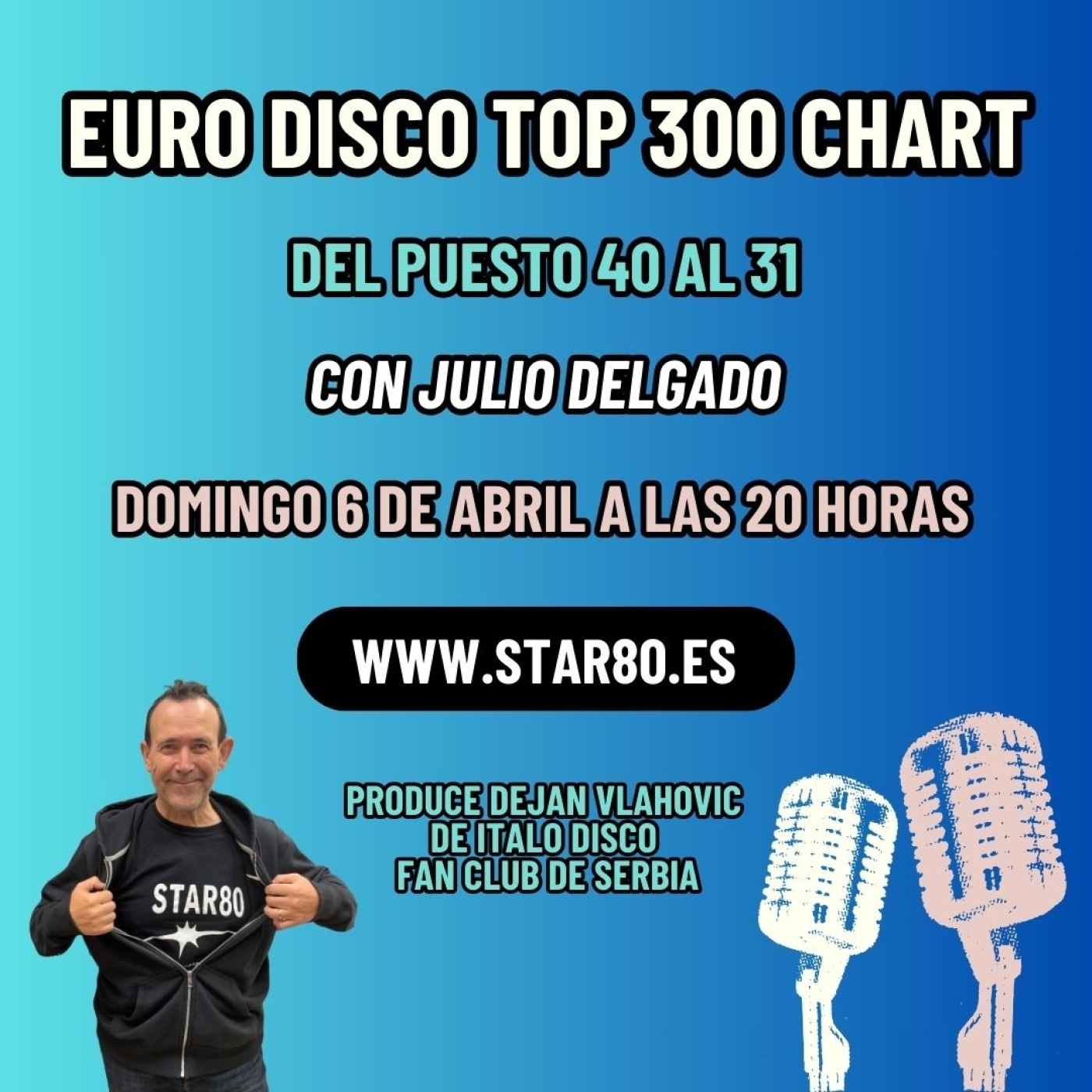 Euro Disco Top 300 Chart (40 - 31)