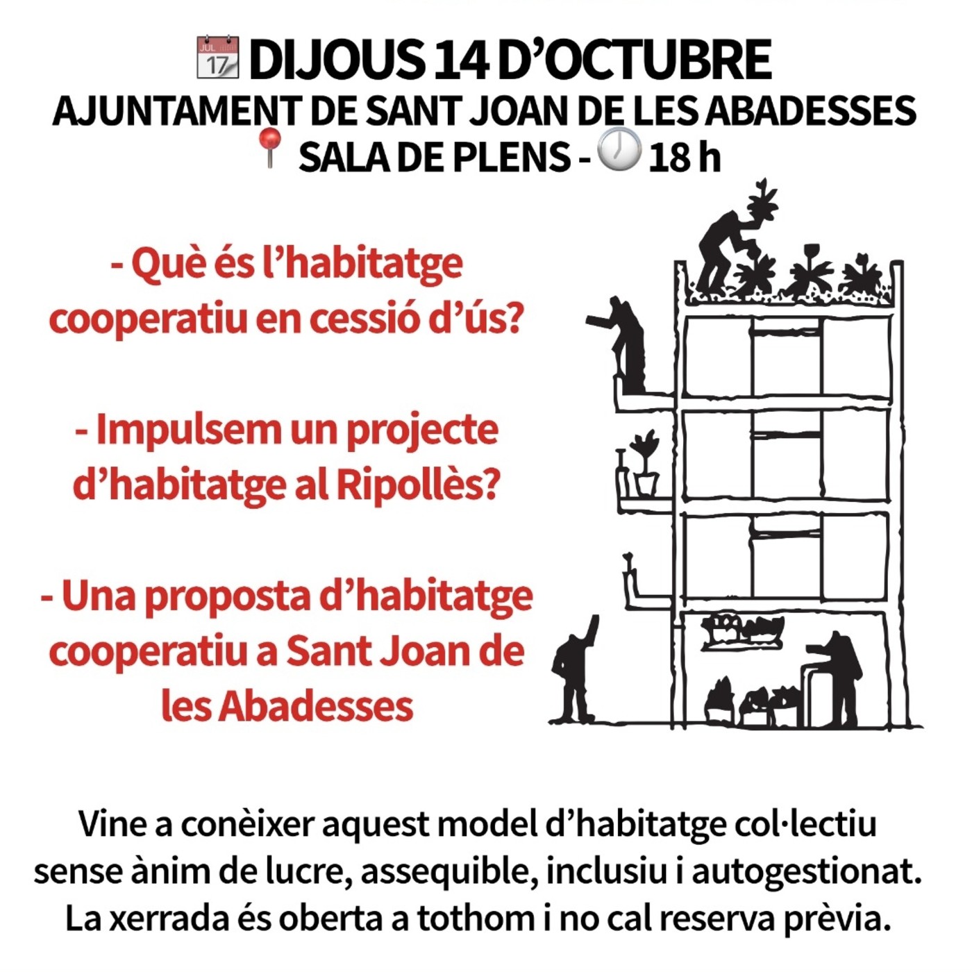 Què és l'habitatge cooperatiu en cessió d'ús? Dijous hi ha una xerrada per conèixer-ho a Sant Joan episode artwork