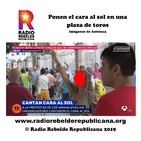 Ponen el cara al sol en una plaza de toros
