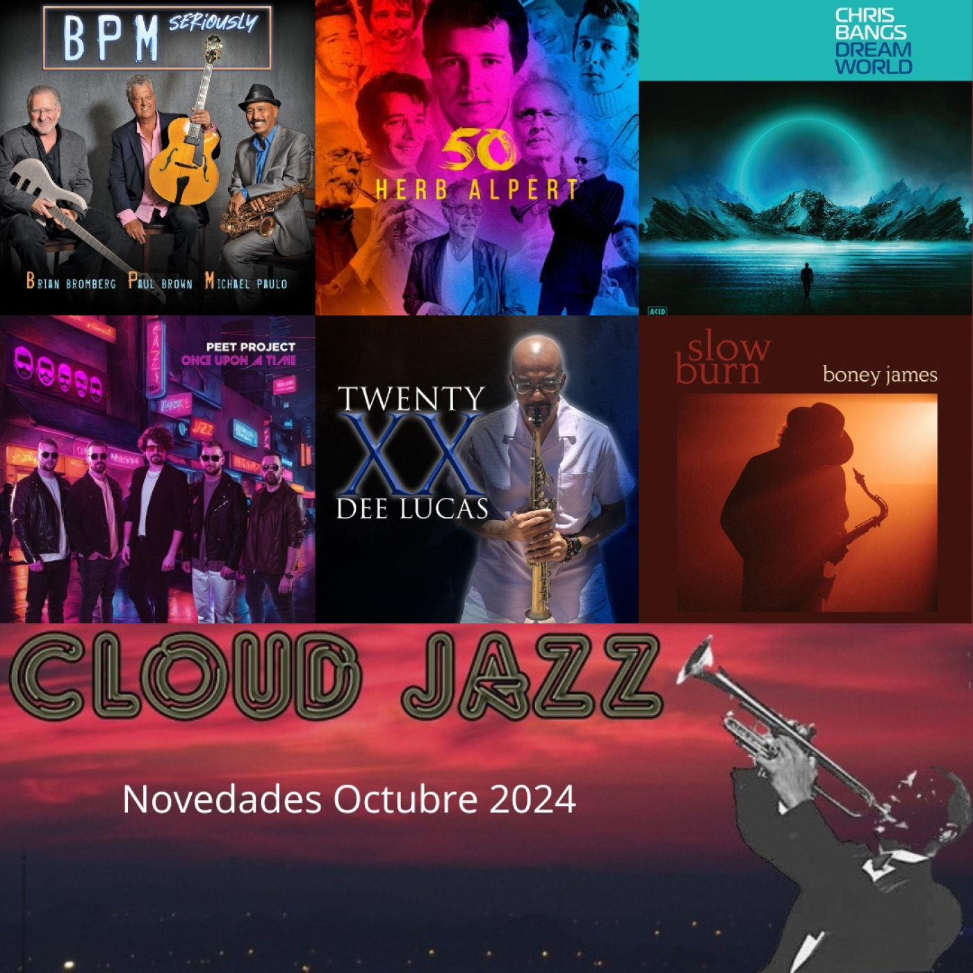 Cloud Jazz 2629 | Novedades Smooth Jazz Octubre 2024 - Episodio exclusivo para mecenas