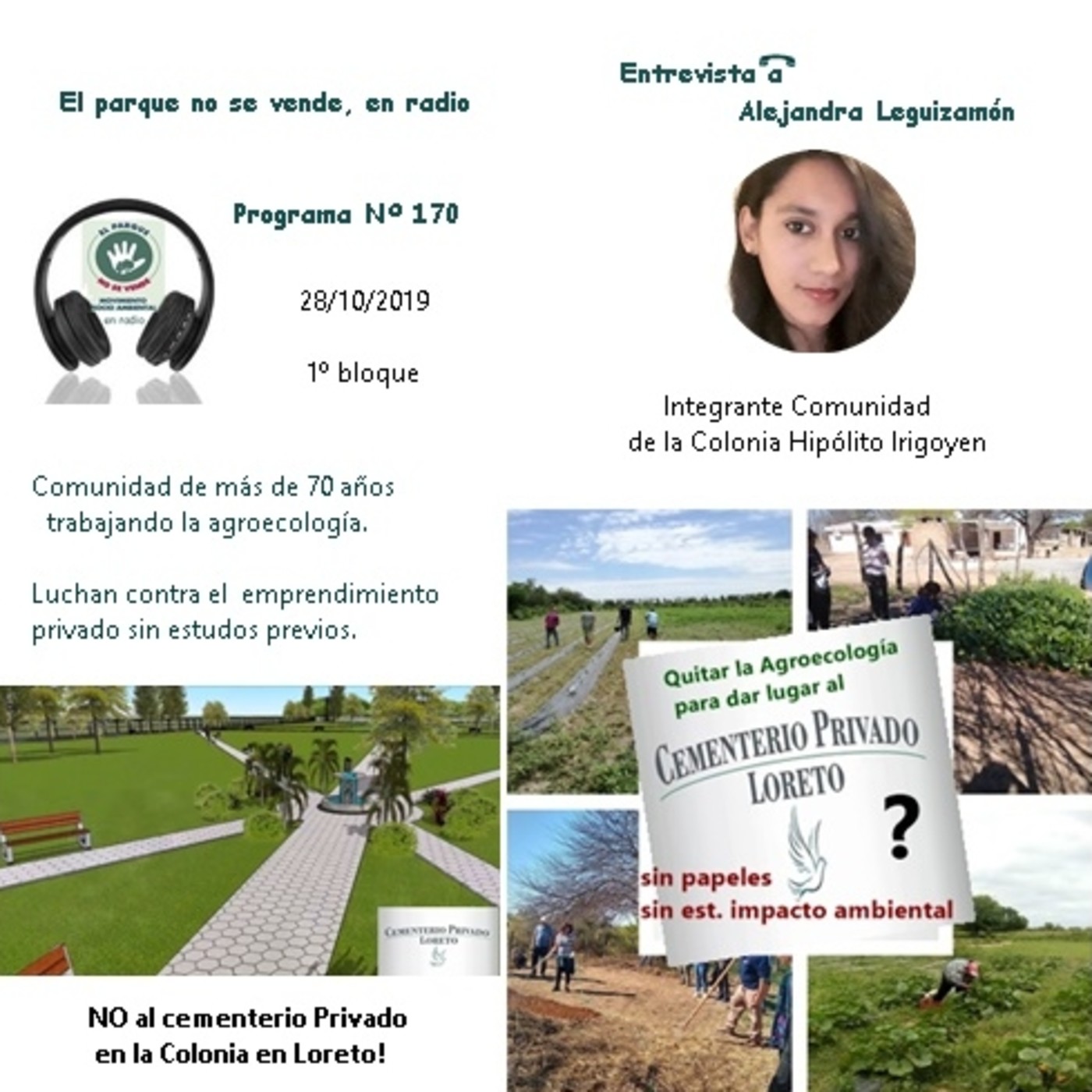 El parque no se vende en radio
