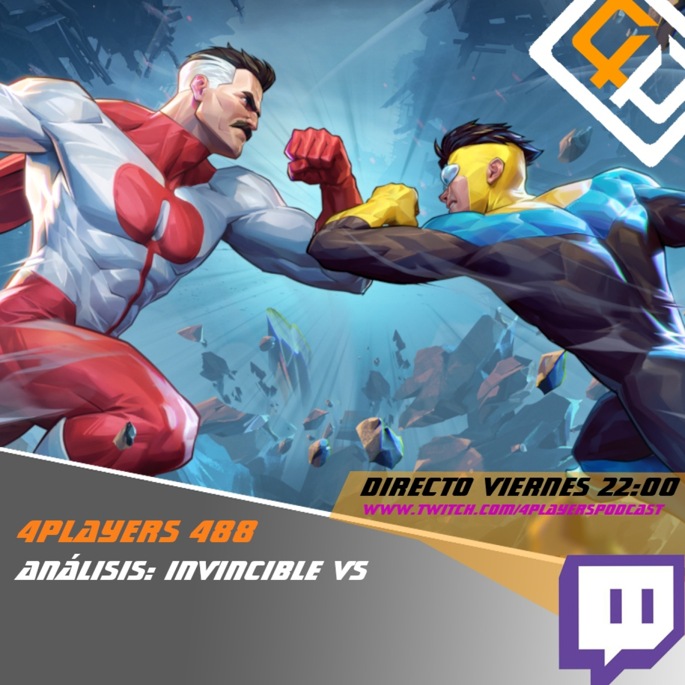 Play 4Players 488 analizamos Invincible VS