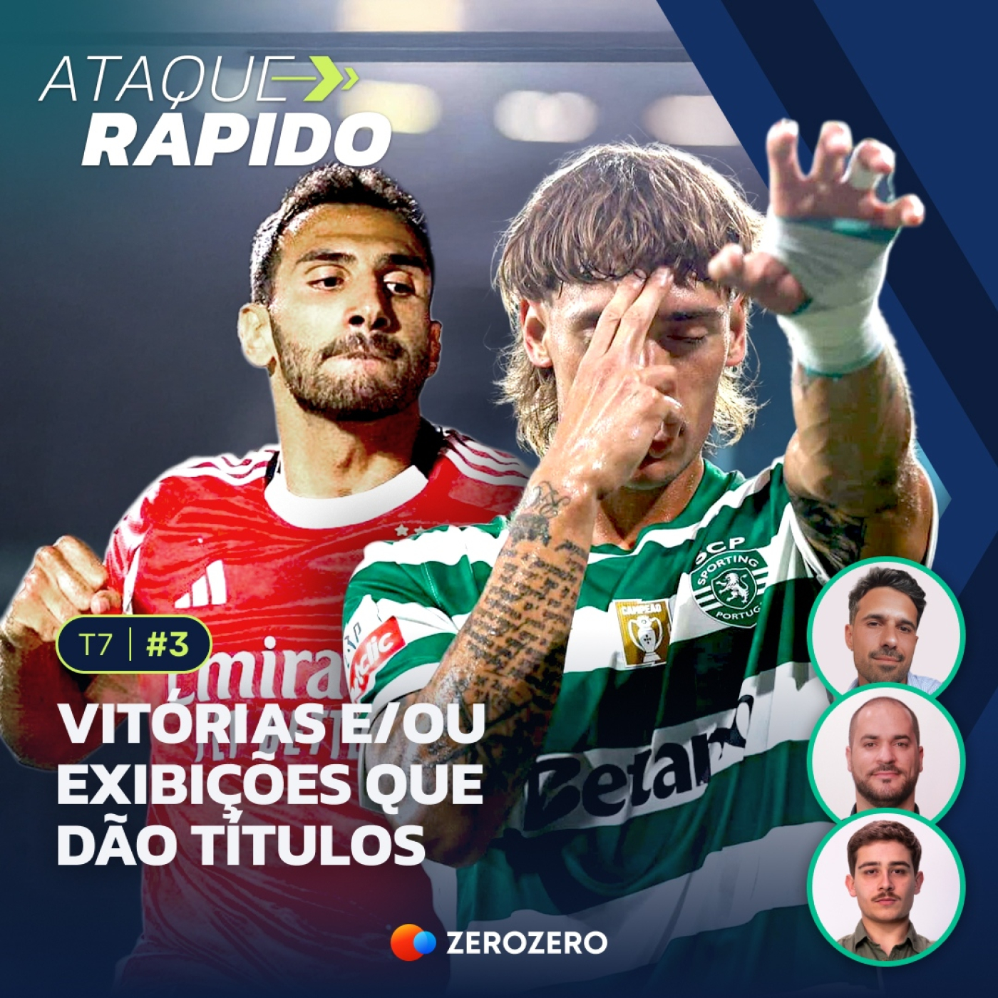 T7, Ep.03 - Benfica de fato-macaco, Sporting de fato de gala, United perdeu, de facto